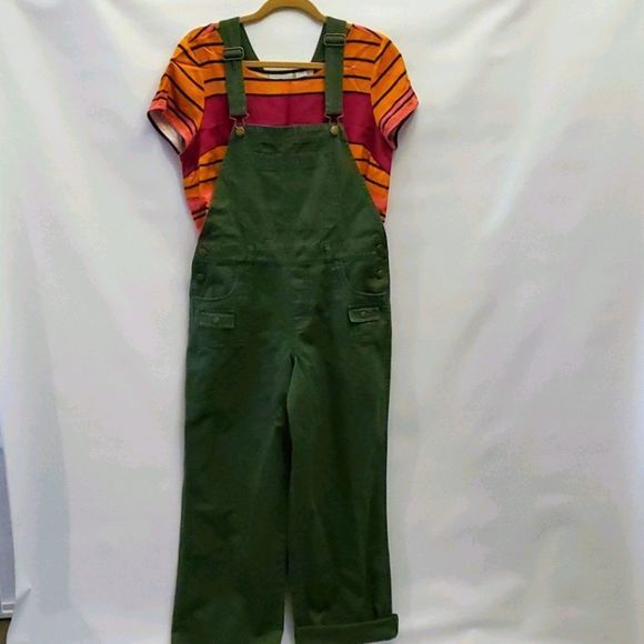 Zana Di Pants - 𝅺ZANA-DI Overall Army Green Size Medium